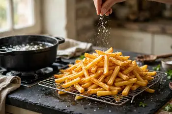 Drain, and salt immediately and generously.