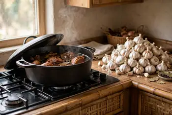 Simmer gently, covered, for 30 minutes, until the chicken is very tender.