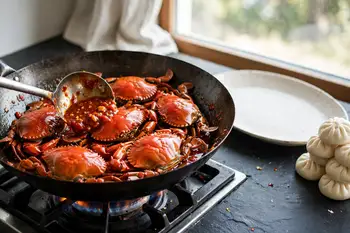Stir in the cornstarch slurry and simmer 1 minute, until the sauce turns glossy and coats the shells.