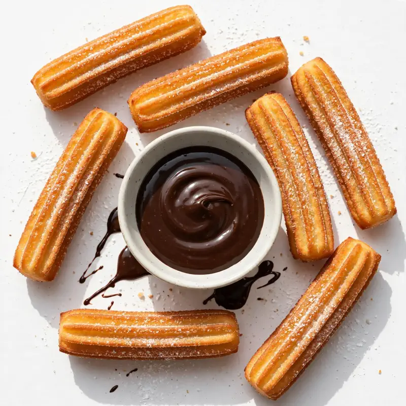churros con chocolate