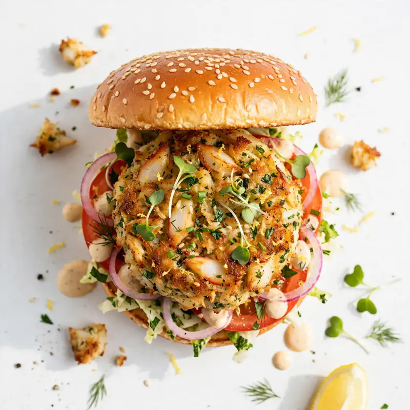crab cake sandwich