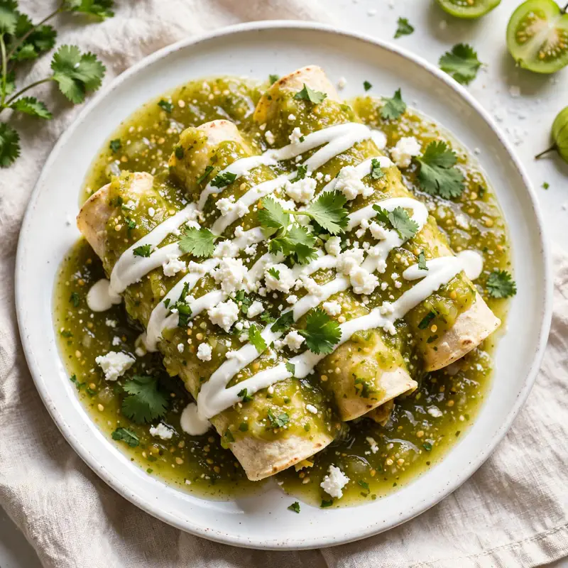 enchiladas verdes
