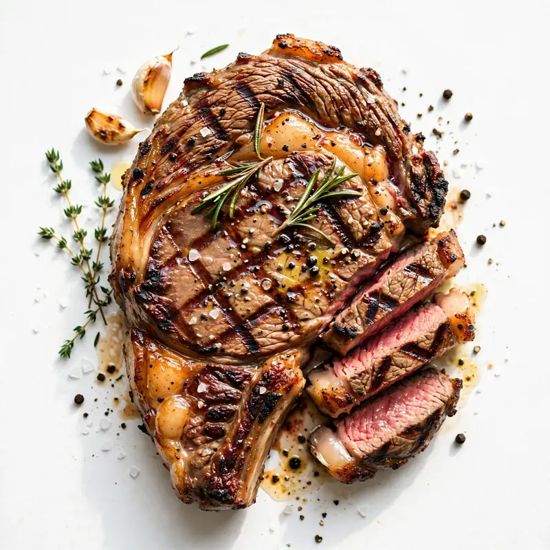 grilled ribeye steak