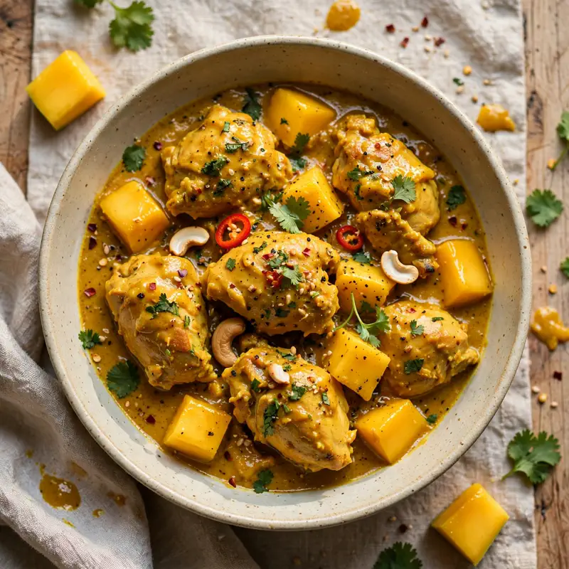 mango chicken curry