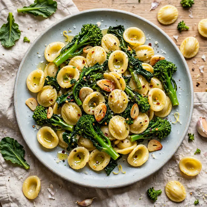 orecchiette with broccoli rabe