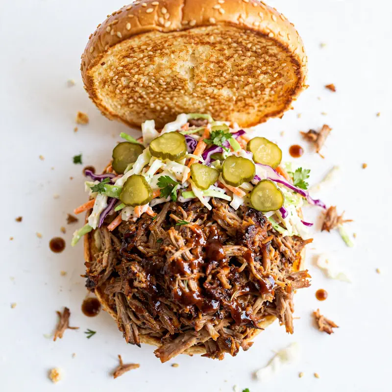 pulled pork sandwich