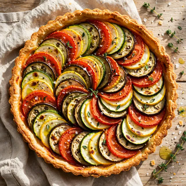 ratatouille tart
