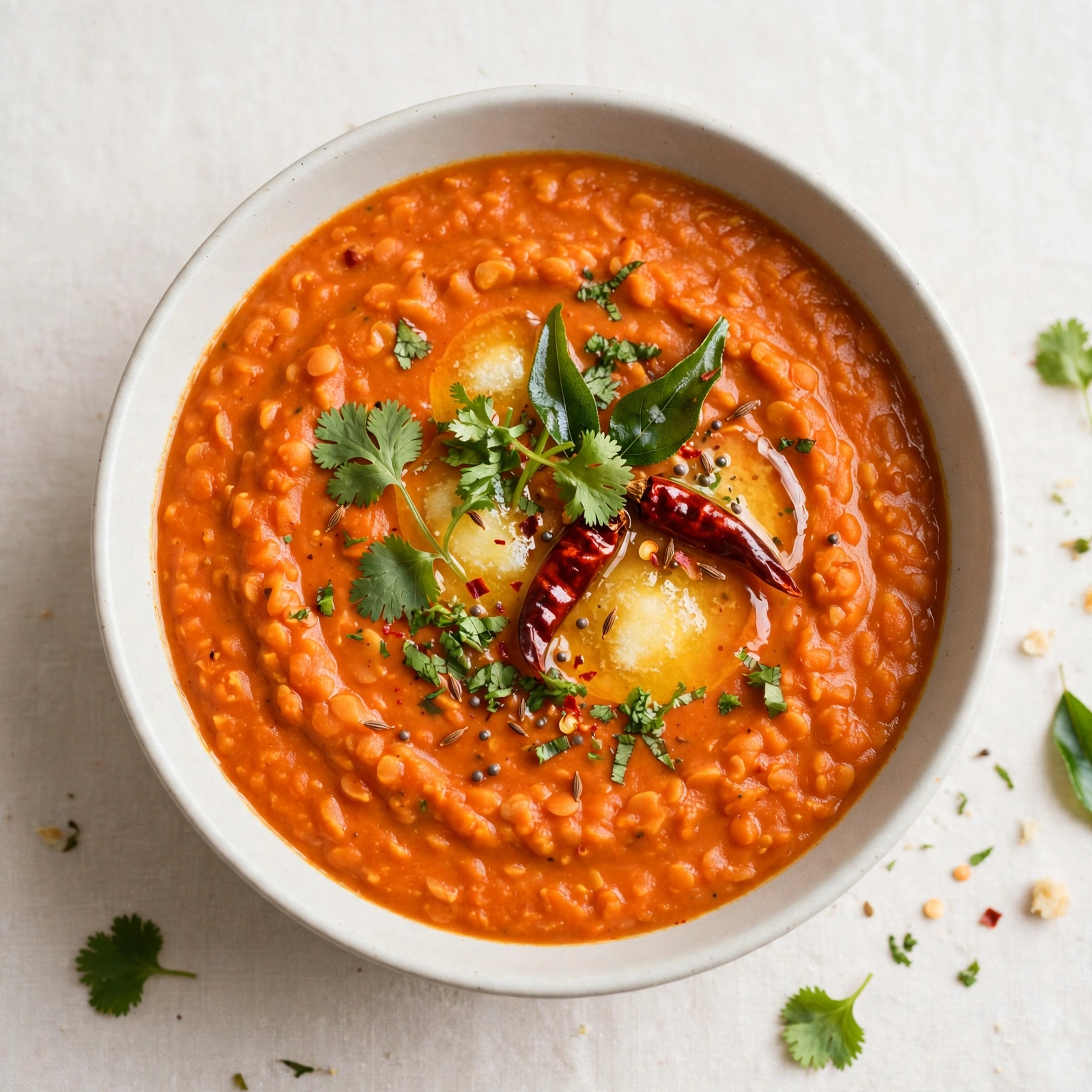 red lentil dal