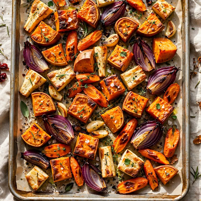 roasted root vegetables