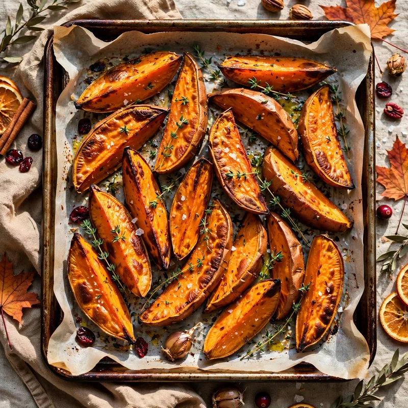 roasted sweet potatoes