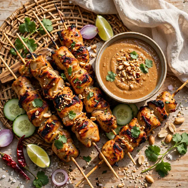 satay chicken