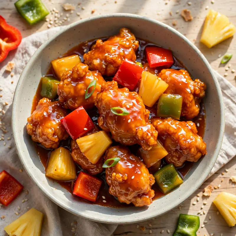 sweet and sour chicken