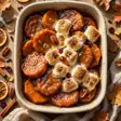 zoete aardappelen met marshmallows