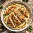 pasta alfredo met kip