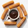 churros met chocolade