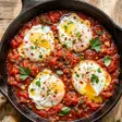 eieren in pittige tomatensaus (eggs in purgatory)