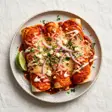 enchiladas rojas