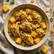 kipcurry met mango