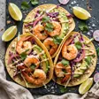 taco's met garnalen