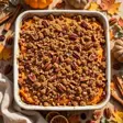 zoete aardappelschotel met pecannoten