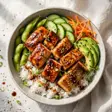 bowl met teriyakizalm