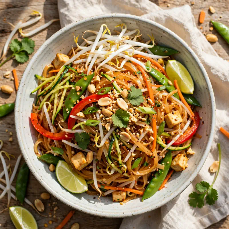 vegetable pad thai