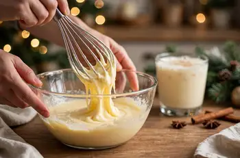 Whisk the egg yolks and sugar together in a heatproof bowl until the mixture turns pale, thick and falls in ribbons, about 2 minutes.