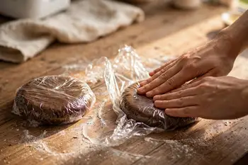 Divide the dough in half, flatten each half into a disk, wrap well, and chill for at least 1 hour, or overnight. Cold dough is what rolls cleanly.