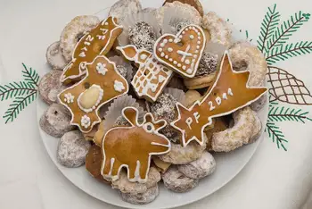 Bake for 8 to 10 minutes, until the edges are set and the centers look just dry. Cool on the sheet for 5 minutes, then move to a rack. Decorate with r