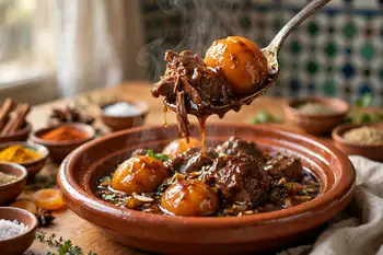 Taste for salt and sweetness; the balance should lean gently sweet against the warm spices.