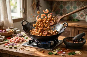Add the chicken or shrimp and toss until just cooked through.