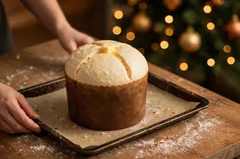 Heat the oven to 375°F (190°C). Cut a shallow cross in the top and lay a small knob of butter in the center. Bake for 20 minutes, then lower the heat 