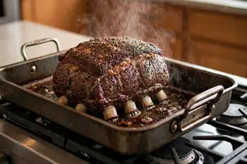 While the roast rests, heat the oven to 500°F (260°C). Return the roast, uncovered, for 8 to 10 minutes, until the crust is deep brown and crisp all o