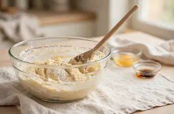 Add the dry ingredients and mix on low just until the flour disappears. Stop there; overmixing makes cookies tough.