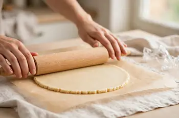 Heat the oven to 350°F (175°C). Roll one disk to 1/4 inch thick on a lightly floured surface, or between two sheets of parchment.