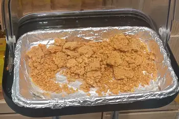 Rest 5 minutes. Loosen the edges and flip the rice onto a platter in one motion. Serve the crust in proud shards over the rice; if the crust stays beh